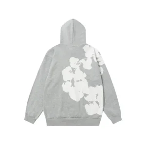 Denim Tears Cotton Wreath Hoodie Grey Minimal Classic