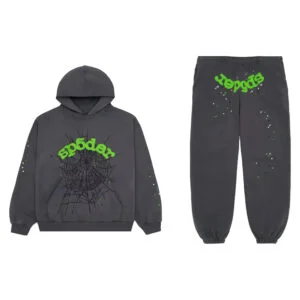 Sp5der Wait Web Tracksuit Slate Grey