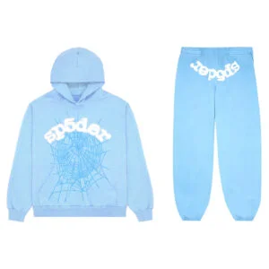 Sp5der Web Tracksuit-Sky Blue