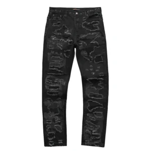 Denim Tears Heavy Distressed Denim Jeans Black