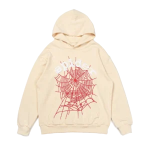 Spider Worldwide By Young Thug Beige Hoodie