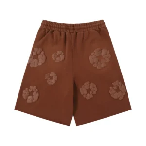 Denim Tears Cotton Wreath Sweat Shorts Brown