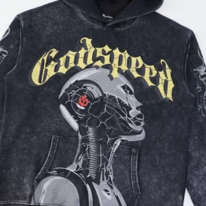 Godspeed Android Head Hoodie Black