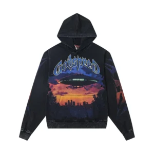 Godspeed UFO Sunset Hoodie Black