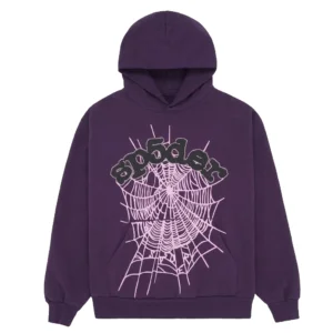 Sp5der Web Hoodie Purple