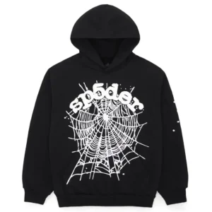 Sp5der OG Web Hoodie Black