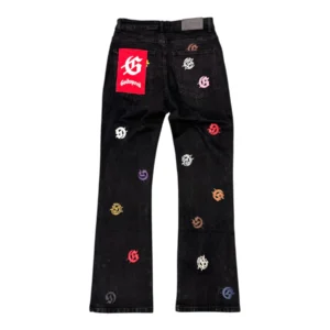 Godspeed Monogram Denim Jeans Black
