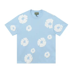 Denim Tears Cotton Wreath T-Shirt Blue