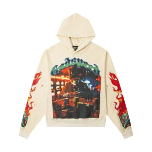 Godspeed Casino Skull Hoodie Beige