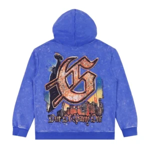 Godspeed Driver Skull Hoodie Blue