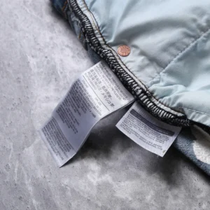 Denim Tears Cotton Wreath Denim Shorts Light Blue