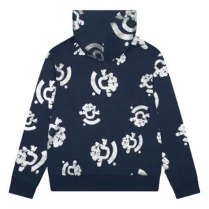 Denim Tears Cotton Wreath Zip Hoodie Black