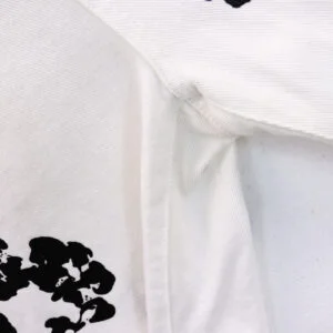 Denim Tears Cotton Wreath Denim Shorts “Mono White Contrast”