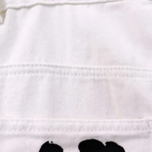 Denim Tears Cotton Wreath Denim Shorts “Mono White Contrast”