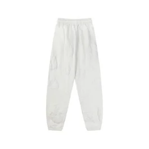 Denim Tears Cotton Wreath Embossed Sweatpants White Minimal Edition
