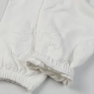 Denim Tears Cotton Wreath Embossed Sweatpants White Minimal Edition