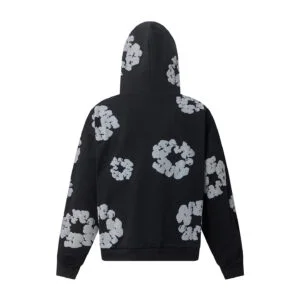 Denim Tears Cotton Wreath Hoodie Black Classic