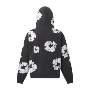 Denim Tears Cotton Wreath Hoodie Black Contrast