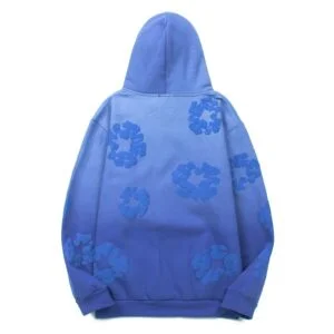Denim Tears Cotton Wreath Hoodie Blue Gradient