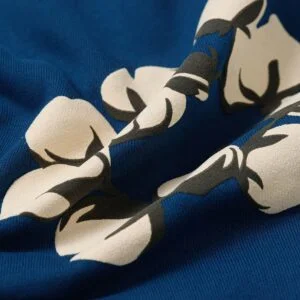 Denim Tears Cotton Wreath Hoodie Blue Street Core