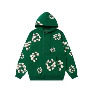 Denim Tears Cotton Wreath Hoodie Green Heritage Tone