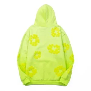 Denim Tears Cotton Wreath Hoodie Neon Green