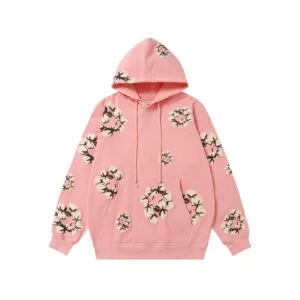 Denim Tears Cotton Wreath Hoodie Pink Soft Edition