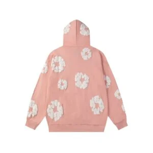 Denim Tears Cotton Wreath Hoodie Pink Soft Graphic Edition