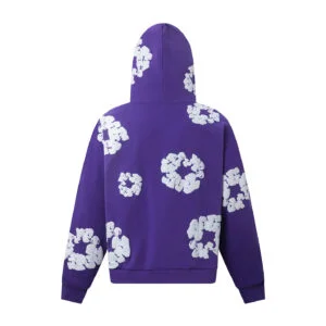 Denim Tears Cotton Wreath Hoodie Purple Core