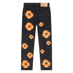 Denim Tears Cotton Wreath Jeans Black