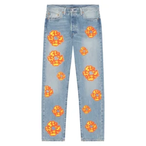 Denim Tears Cotton Wreath Jeans Blue