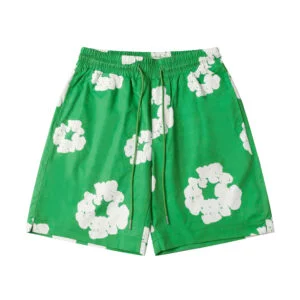 Denim Tears Cotton Wreath Shorts Green Fresh Tone