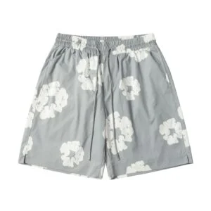 Denim Tears Cotton Wreath Shorts Grey Clean Essential