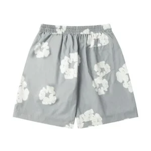 Denim Tears Cotton Wreath Shorts Grey Clean Essential