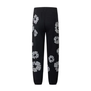 Denim Tears Cotton Wreath Sweatpants Black Signature