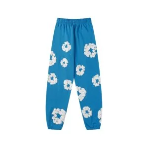 Denim Tears Cotton Wreath Sweatpants Blue Statement Colorway