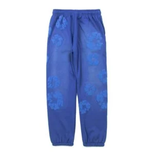Denim Tears Cotton Wreath Sweatpants “Blue Washed Bloom”
