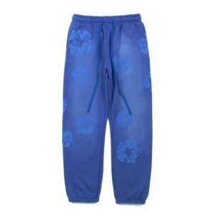 Denim Tears Cotton Wreath Sweatpants “Blue Washed Bloom”