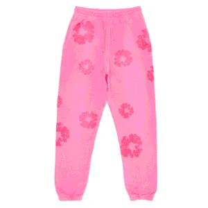Denim Tears Cotton Wreath Sweatpants “Pink Mono Bloom”