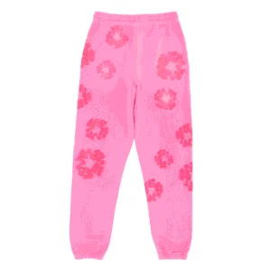 Denim Tears Cotton Wreath Sweatpants “Pink Mono Bloom”