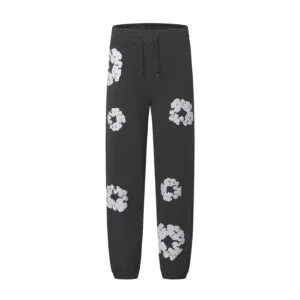 Denim Tears Cotton Wreath Sweatpants Washed Black Fade