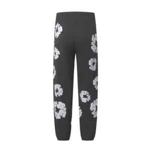 Denim Tears Cotton Wreath Sweatpants Washed Black Fade