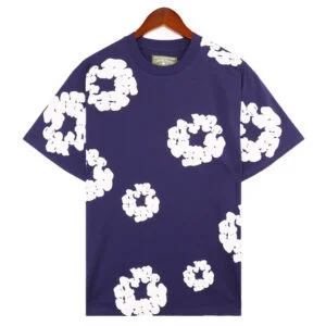 Denim Tears Cotton Wreath T-Shirt “Deep Navy Core”