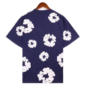 Denim Tears Cotton Wreath T-Shirt “Deep Navy Core”