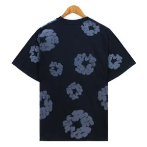 Denim Tears Cotton Wreath Tee “Shadow Navy Fade”