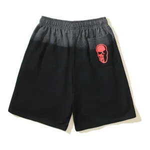 Denim Tears Flame Skull Shorts “Black Inferno”