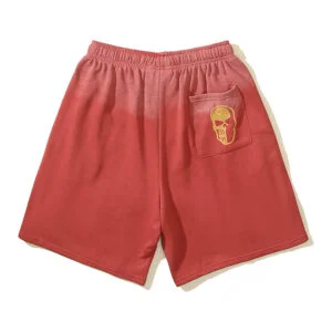 Denim Tears Flame Skull Shorts “Red Inferno”