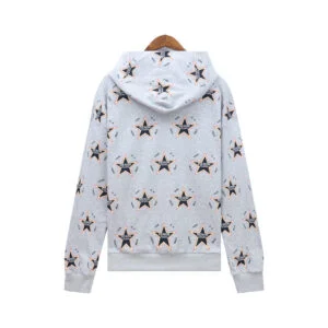 Denim Tears Star Print Hoodie Grey
