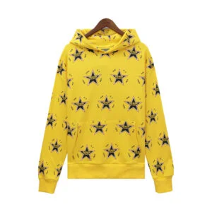 Denim Tears Star Print Hoodie Yellow