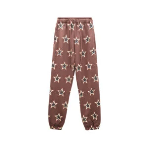 Denim Tears Star Print Sweatpants Brown